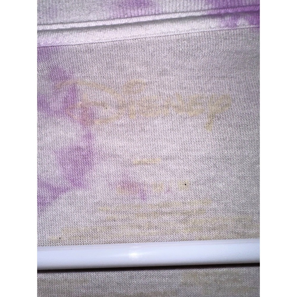 Disney Juniors M Purple Tie Dye Characters Pullover Top Mickey Goofy Donald Duck - Picture 5 of 5